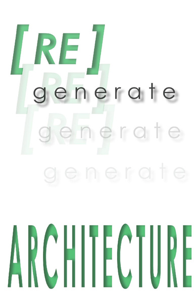 RE generate ARCHITECTURE