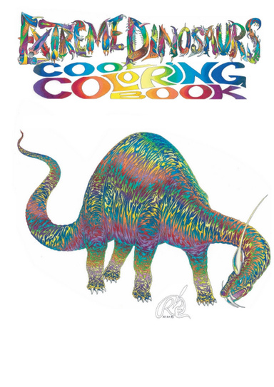 Extreme Dinosaur Coloring Book #5