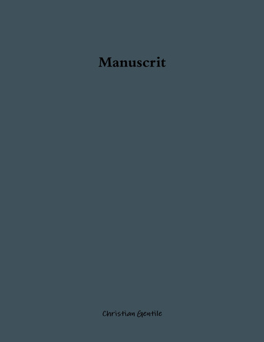 Manuscrit