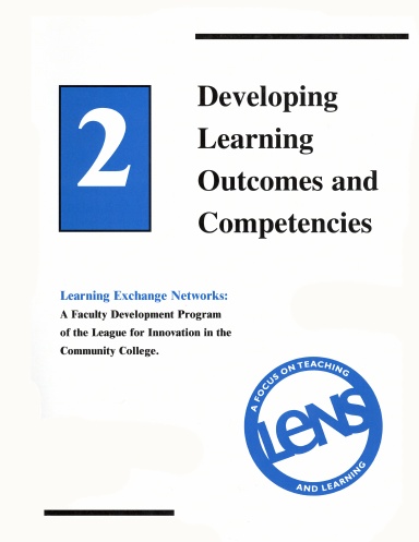 LENS Module 2, Developing Learning Outcomes and Competencies