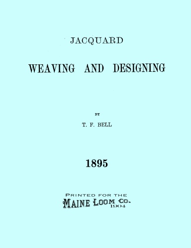 Jacquard Weaving and Designing