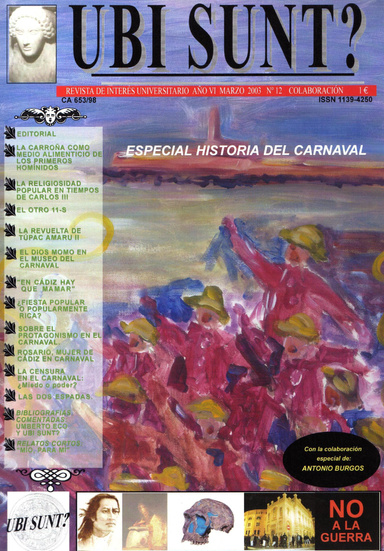 Revista Ubi Sunt? 12. Especial: Historia del Carnaval