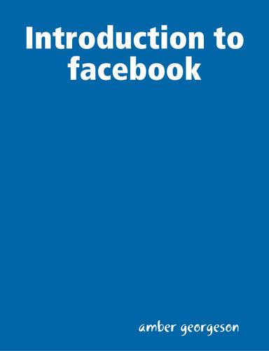 Introduction to facebook