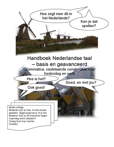 Handboek Nederlandse taal - Handbuch niederländische Sprache - Handbook Dutch language
