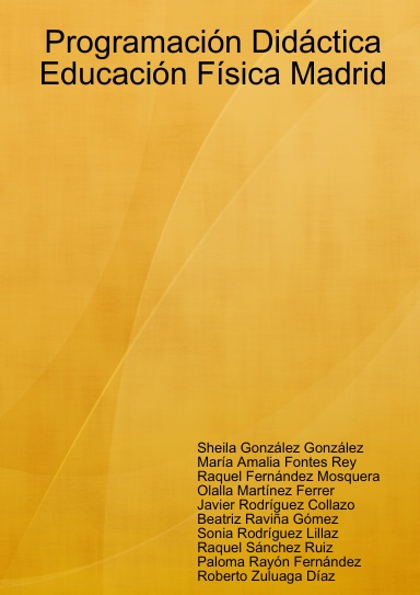 Programación Didáctica Educación Física Madrid