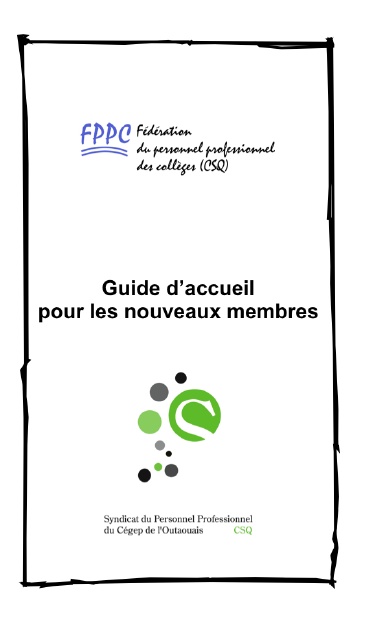 Document d'accueil pour les nouveaux membres