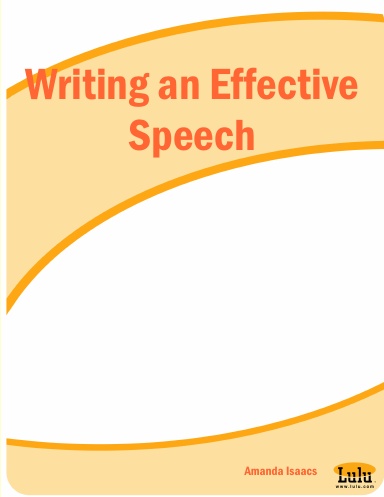 Writing an Effective Speech