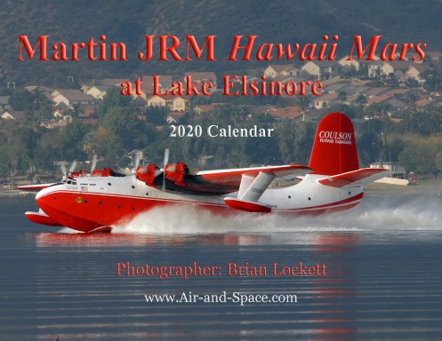 Martin JRM Hawaii Mars at Lake Elsinore, 2020 calendar