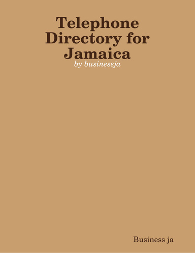 Telephone Directory for Jamaica
