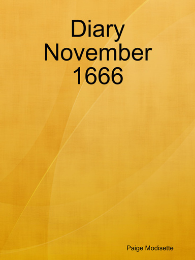 Diary November 1666
