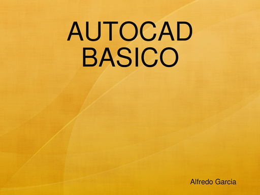 AUTOCAD BASICO