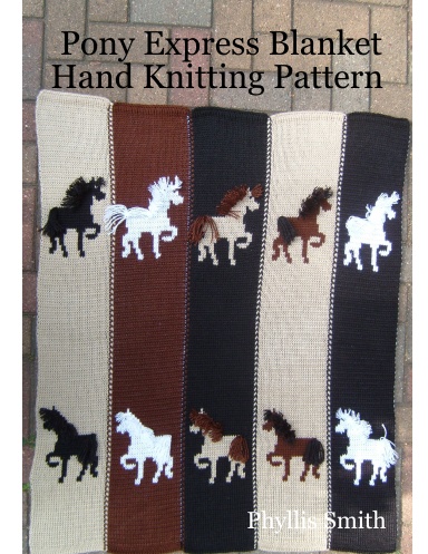 Pony Express Blanket Hand Knitting Pattern