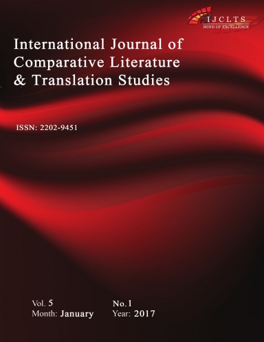 International Journal of Comparative Literature and Translation Studies [Vol 5, No 1 (2017)]