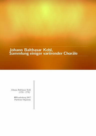 Collection of chorale preludes
