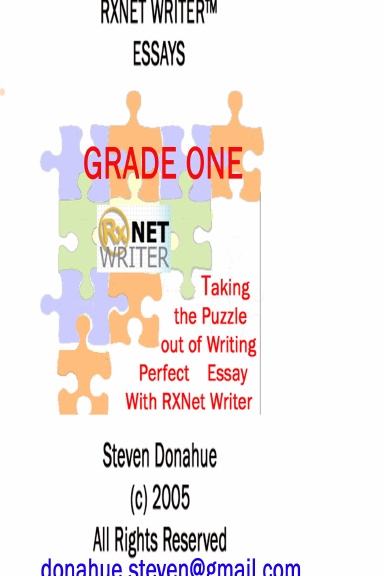 RXNET WRITER™ ESSAYS: GRADE ONE