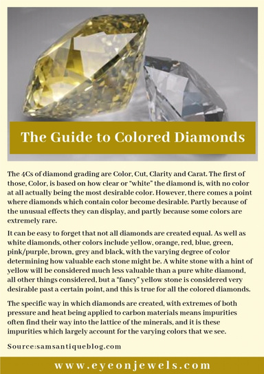 The Guide to Colored Diamonds