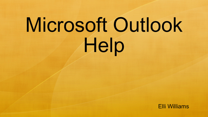 Microsoft Outlook Help