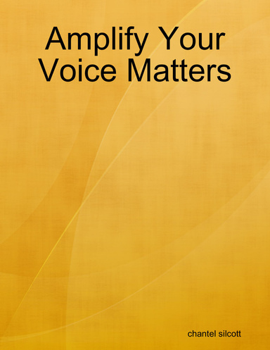 Amplify Your Voice Matters