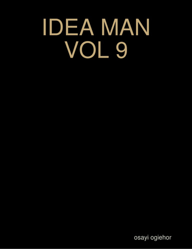 IDEA MAN VOL 9