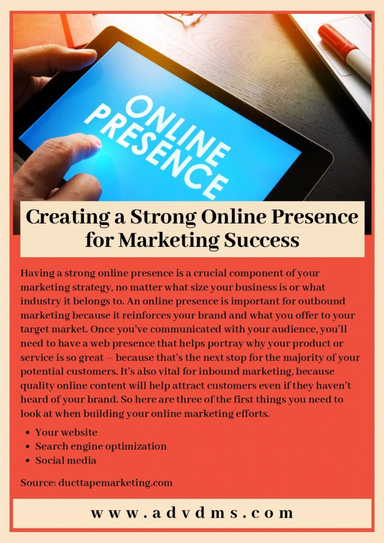 Creating a Strong Online Presence for Marketing Success