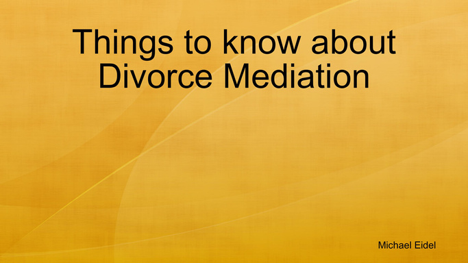 Things to know about Divorce Mediation