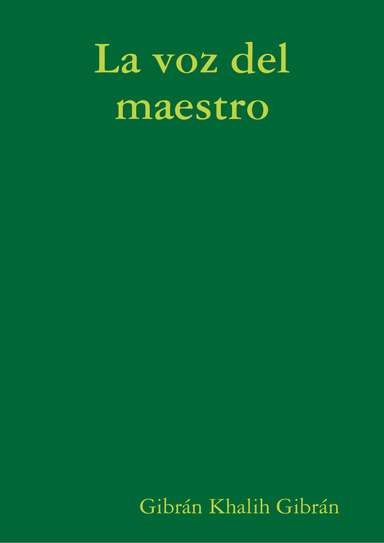 La voz del maestro