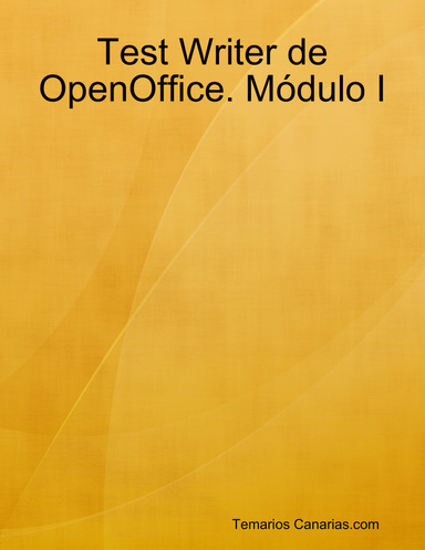Test Writer de OpenOffice. Módulo I