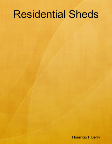 Residential Sheds