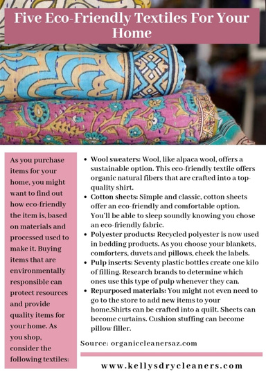 Five Eco-Friendly Textiles For Your Home
