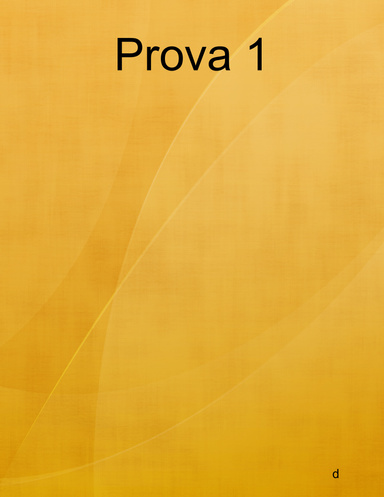 Prova 1
