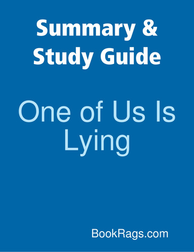 Summary & Study Guide: One of Us Is Lying