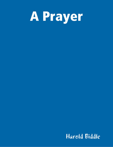 A Prayer