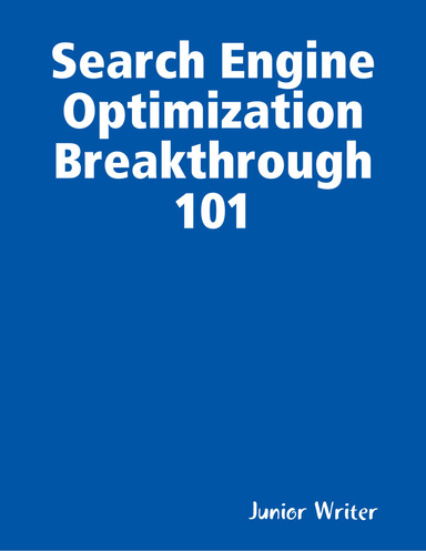 Search Engine Optimization Breakthrough 101