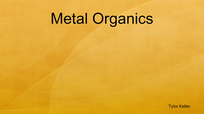 Metal Organics