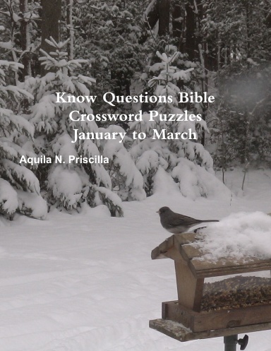 Know Questions Bible Crossword Puzzles January to March Coil 2019