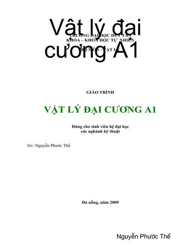 Vat Ly Dai Cuong A1 Nguyen Phuoc The