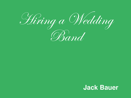 Hiring a Wedding Band