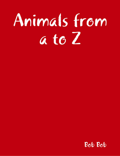 Animals from a to Z