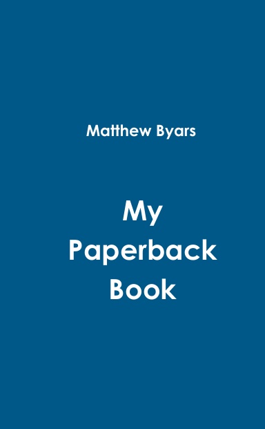 My Paperback Book