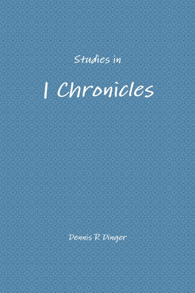 Studies in 1 Chronicles