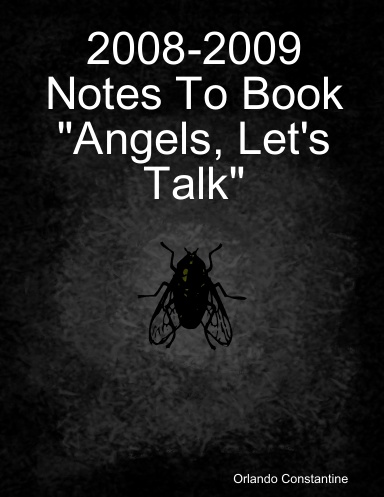 (1) 2008-2009 Notes To Book "Angels, Let's Talk"