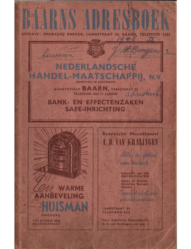 Baarns adresboek 1948