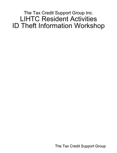 ID Theft Info Ebook