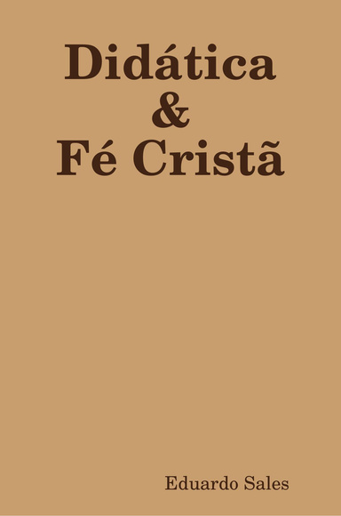 Didática para Ensino da fé Cristã