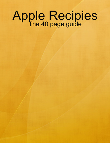 Apple Recipies