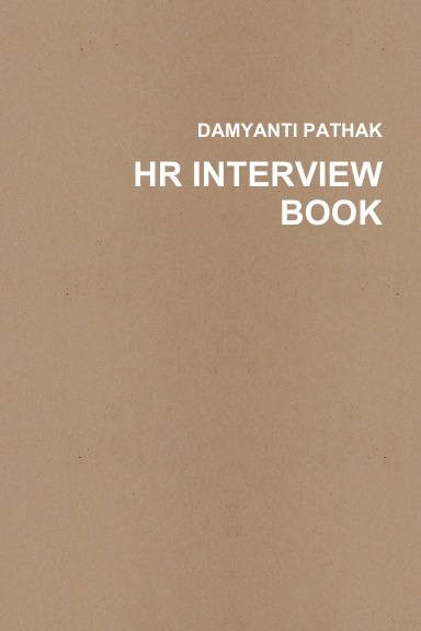 HR INTERVIEW BOOK