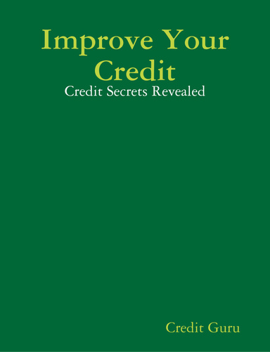 Improve Your Credit