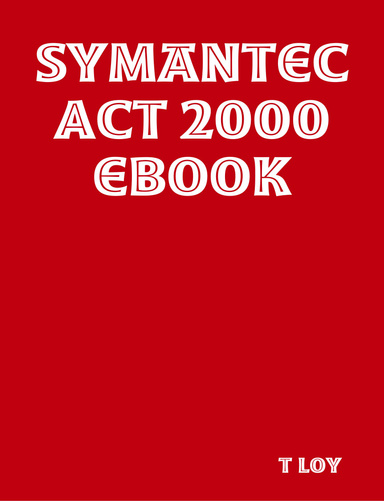 Symantec Act 2000 eBook