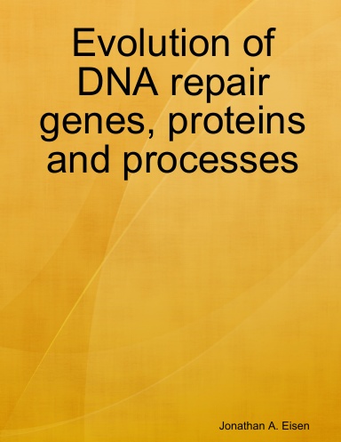 Evolution of DNA repair genes, proteins and processes