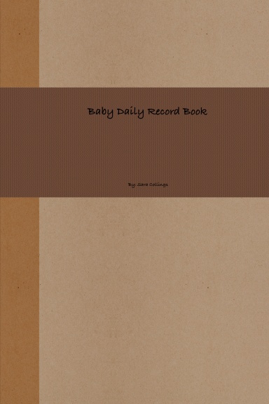 Baby Daily Record Book